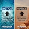 Signmission Clean Linens Only Sign With Symbol, 10 in W x Rectangle, Vinyl Decal OS-2PACK-NS-D-1014-V-10616 - alternate 2